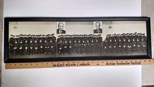 1943 PANORAMIC PHOTO AKRON OH FIRESTONE TIRE CO POLICE FORCE