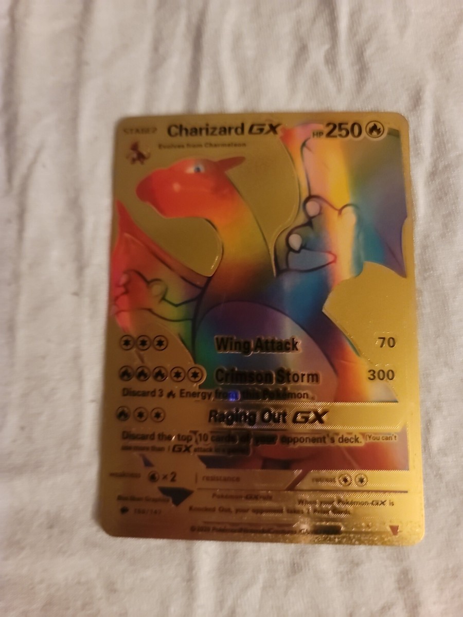 golden charizard gx pokemon card Amazon.com: Pokemon - Reshiram & Charizard GX - SM247 - Full Art main image 0