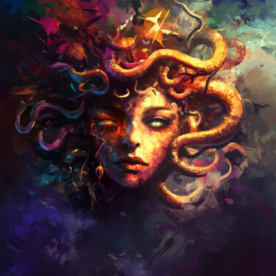 Wandtattoo Aufkleber Medusa Wandaufkleber