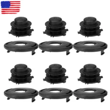 6 Spool + Cap For Stihl 25-2 FS 130 55 80 83 90 100 110 120 Trimmer Head Cover