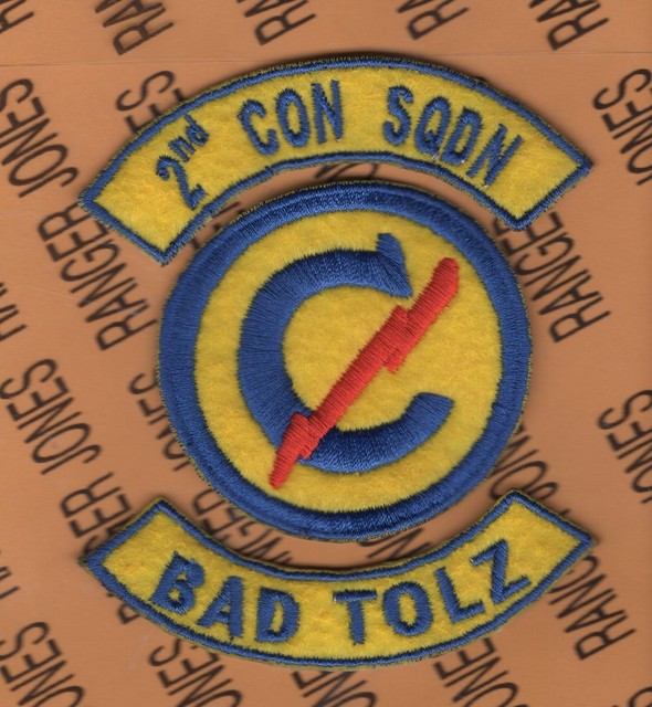 US Army 2nd Constabulary Squadron BAD TOLZ Germany Patch Tab Set EBay