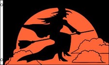 HALLOWEEN WITCH 3 X 5 FLAG 678 sign banners hanging holiday decoration witches