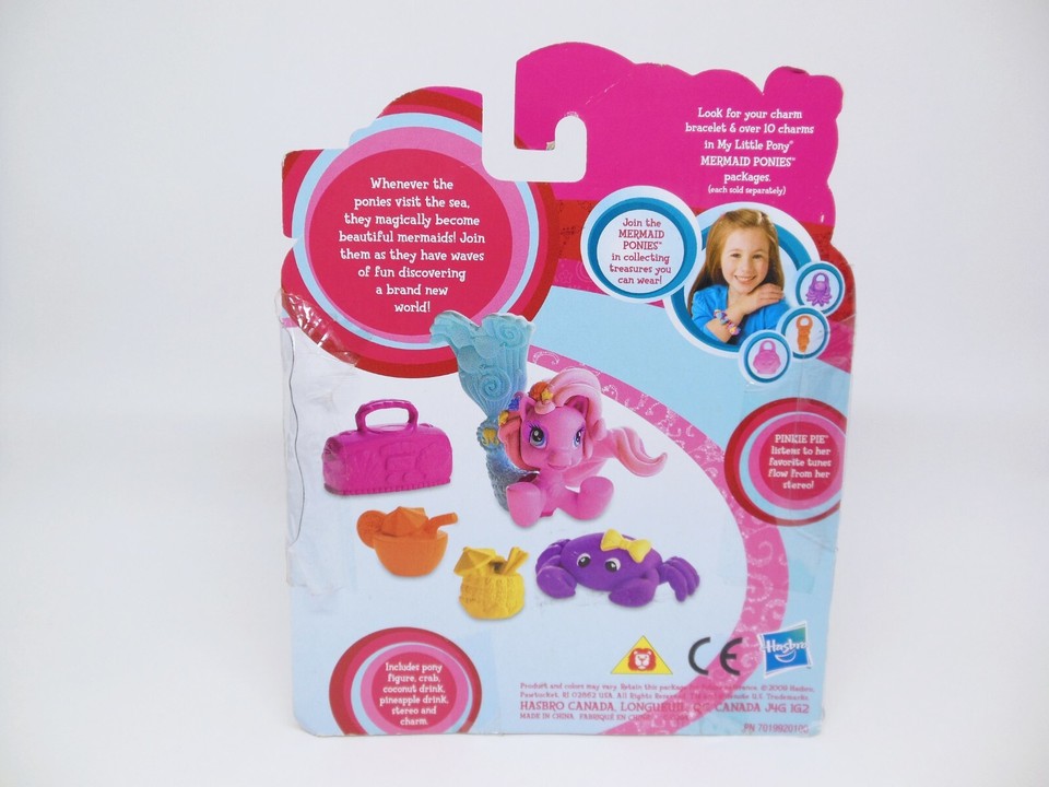 My Little Pony Pinke Pie Mermaid With Accessories 2009 Hasbro Mermaid ...
