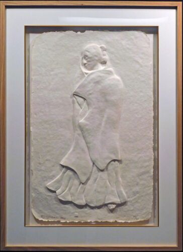 R.C.Gorman "Nallie Begay" paper cast Hand Signed&numbered 1992 Art LE MAKE OFFER