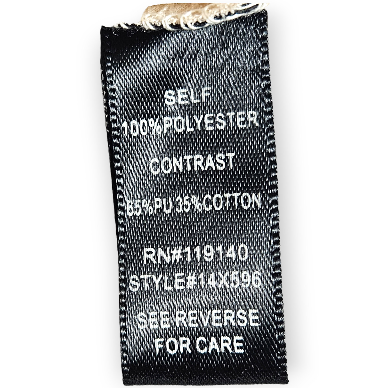 Double Zero Blouse Size Small Beige Colorblock Sh… - image 11