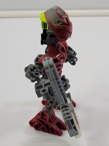*B9) 2003 LEGO Bionicle Matoran of Metru Nui Mini Figure - Nuhrii - Red - Picture 3 of 12
