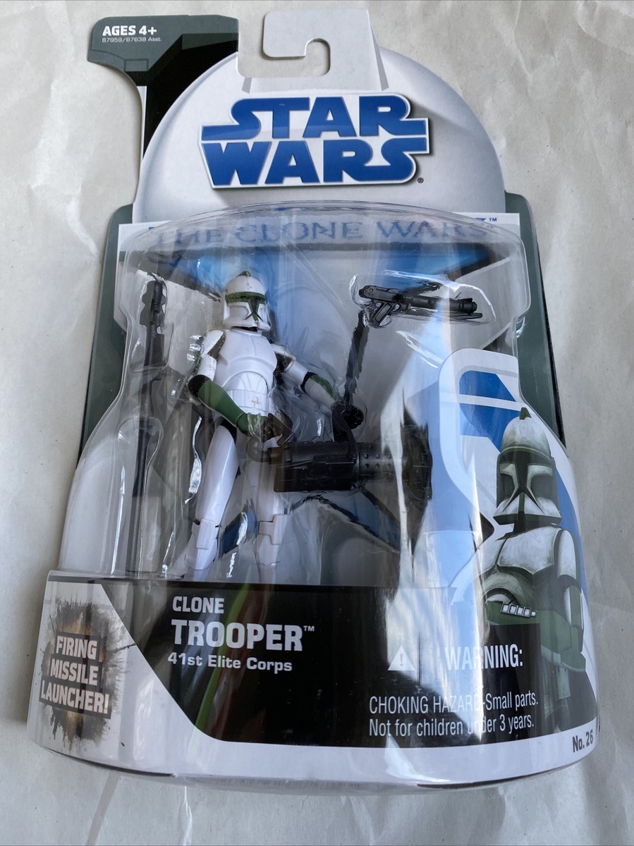 Star Wars Clone Wars Action Figure No. 26 Clone Trooper 41st Elite