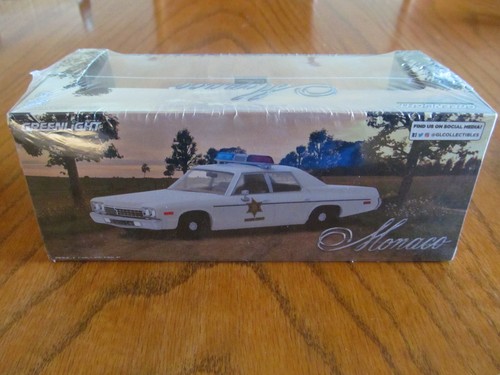 1975 Dodge Monaco Hazzard County Sheriff Police Greenlight Diecast 1:43 RARE - Picture 3 of 5