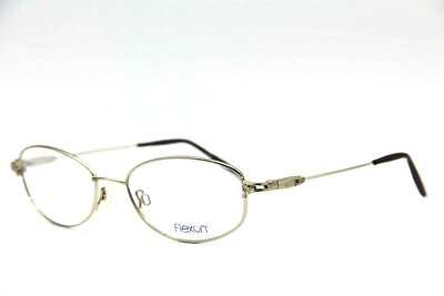 NEW FLEXON CHAMPAGNE GEP BY MARCHON 669 SILVER EYEGLASSES AUTHENTIC FRAMES 52-17
