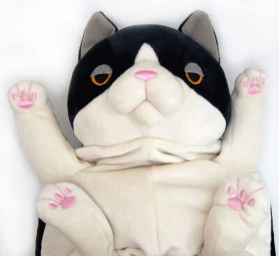 にゃん Shinada Global Mochi-Neko Cat Black White Hachiware S/ M/L