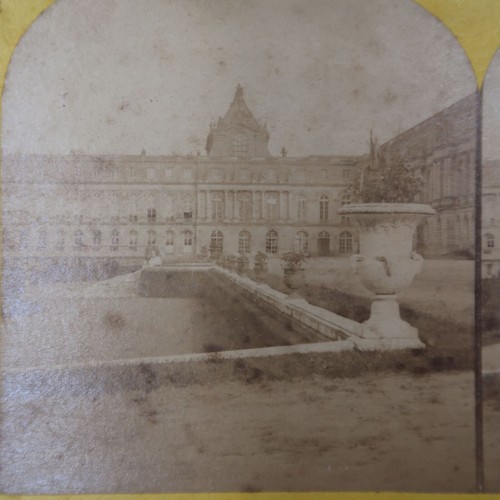1890s Versailies Park Parterre D'Eau Stereoview VG A1