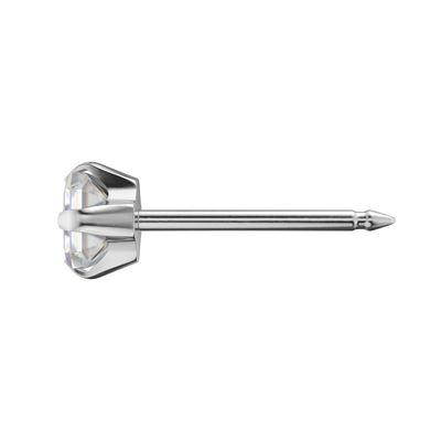 Studex Médical Goujon Étoile 4mm Or – Zircon Blanc, Anti-allergique Et Sans Nickel