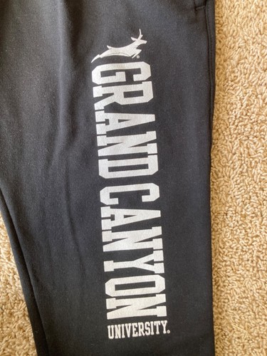 Grand Canyon University black athletic sweat pants Youth Girl XL 14 Slim GCU AZ - Picture 2 of 5