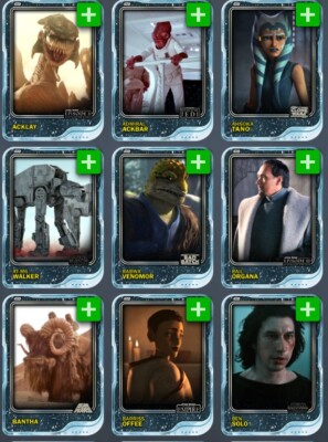 [DIGITAL] Topps Star Wars - 2025 Base 25 S1 - Tier 6 Snow - Pick