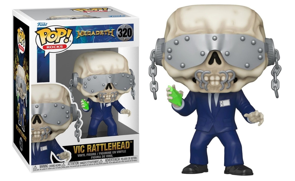 Megadeth Rock Band Vic Rattlehead Music Vinyl POP Figure Toy