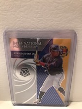 Ronald Acuna Jr. 2021 Mosaic Baseball - Men of Mastery #IM10 - Atlanta Braves