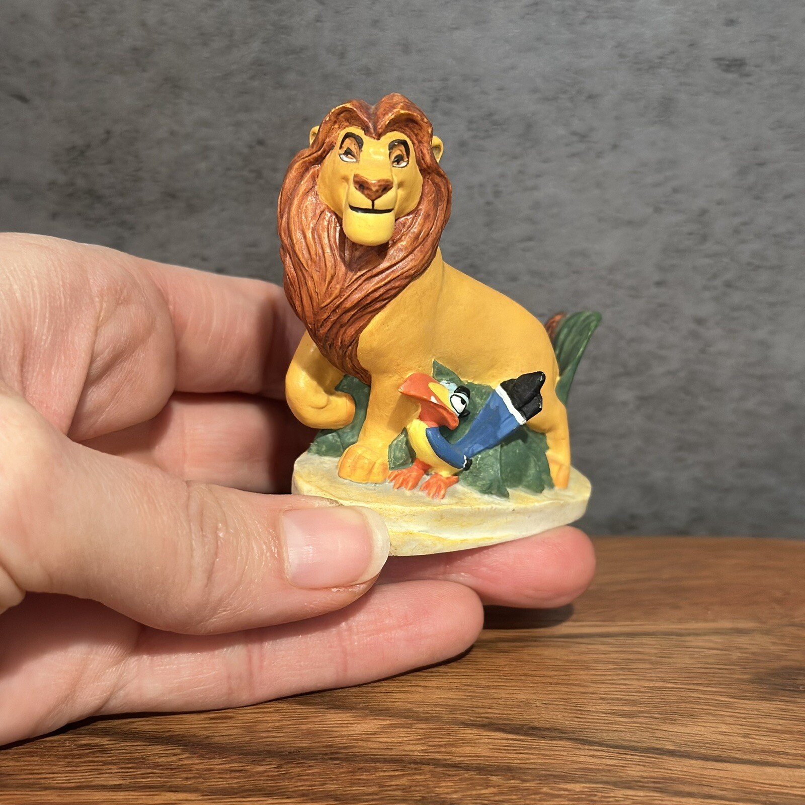 RARE Disney Lenox Thimble The Lion King Mufasa Figurine Lion King Collectible
