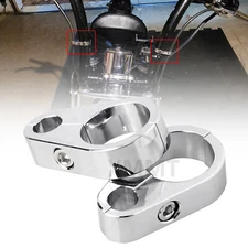 1" Handlebar Brake Clutch Cable Clamp For Harley Sportster 883 Custom XL883C