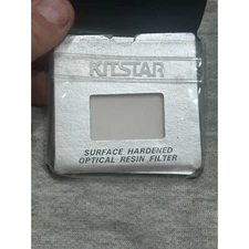 Kitstar Camera Lens Surface Hardened Optical Resin Glass Filter 4"x4" Clear