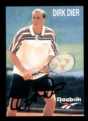 Dirk Dier Autogrammkarte Original Signiert Tennis + A 149751