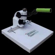 Heavy-duty single hole punching machine 3-10mm drill bit fabric card tag puncher