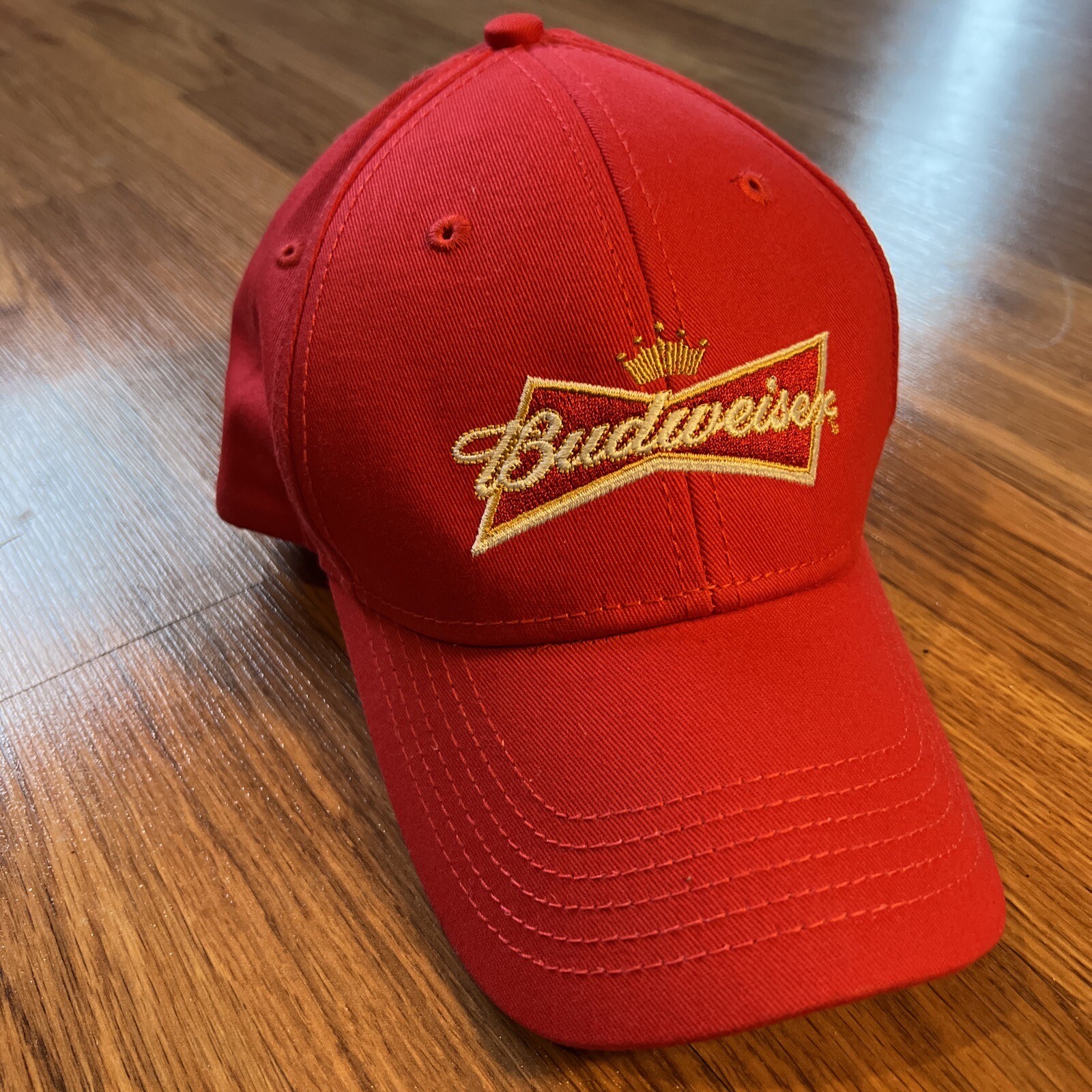 Red Budweiser baseball cap - image 1