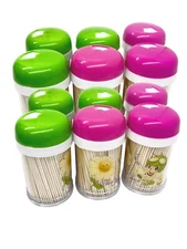 Chao Cheng Brand - Bamboo Toothpicks 200 Sticks/er Bottle X 12 Bottles