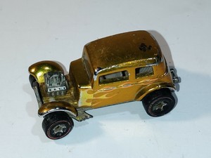 Details About Vintage Hot Wheels Redline 1932 Ford Vicky 32 Classic Gold 1968