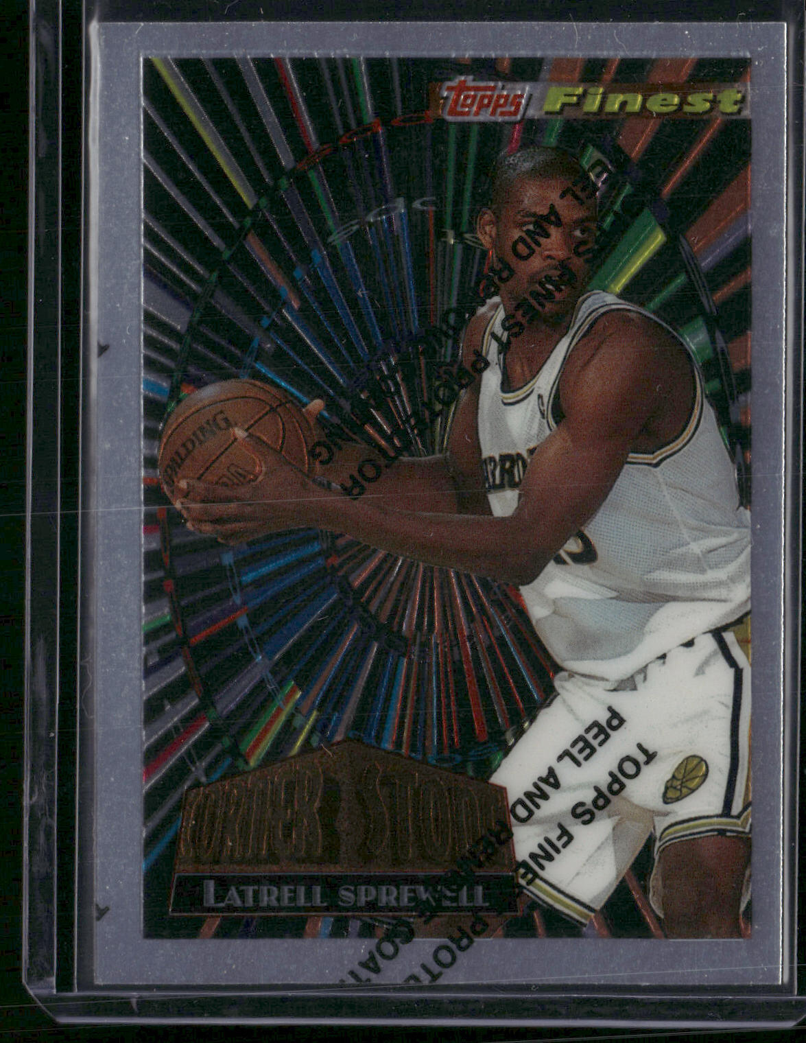 Latrell Sprewell 1994-95 Finest Cornerstone #CS6 Golden State Warriors