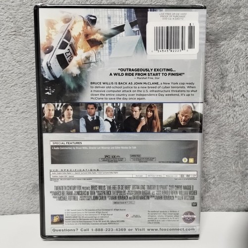 Die Hard 4: Live Free or Die Hard (DVD, 2007) New/Sealed - Picture 2 of 2