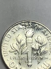 1964-D Roosevelt Dime, BU,90% silver, Reverse Error On The Letter T In STATES