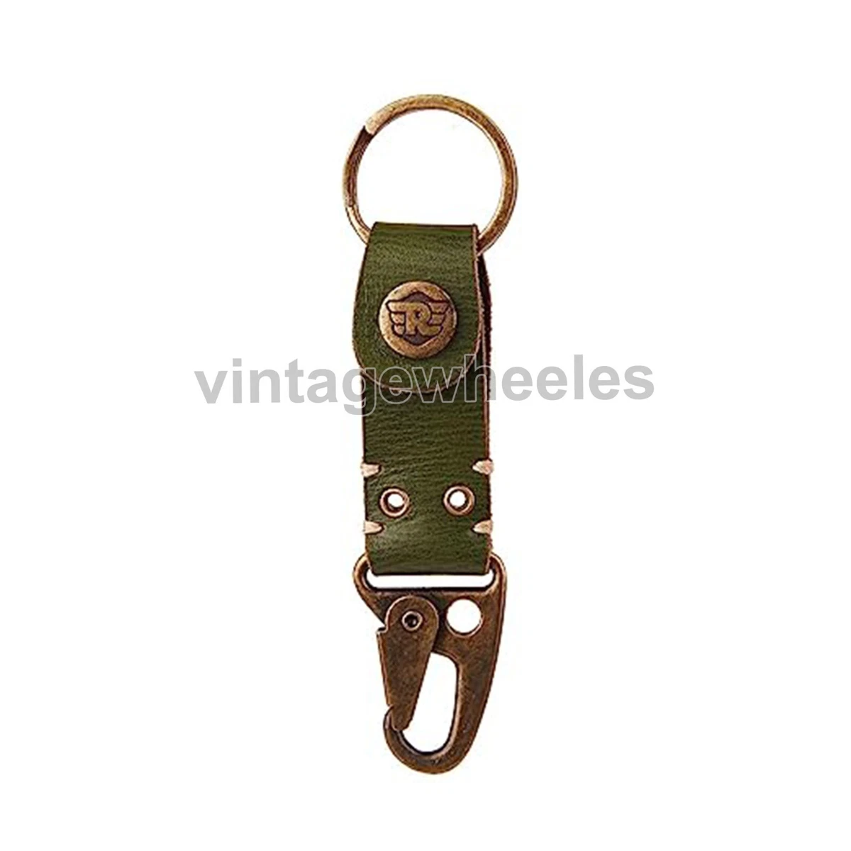 Royal Enfield Olive Leather Key Chain eBay