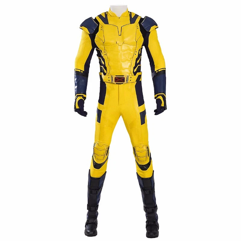 Deadpool 3 Wolverine Costum Cosplay With Boots Claw Halloween Men Outfits Lot - Image 2 of 4