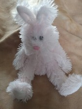 Plush Pink Fuzzy Bunny 9 inches high