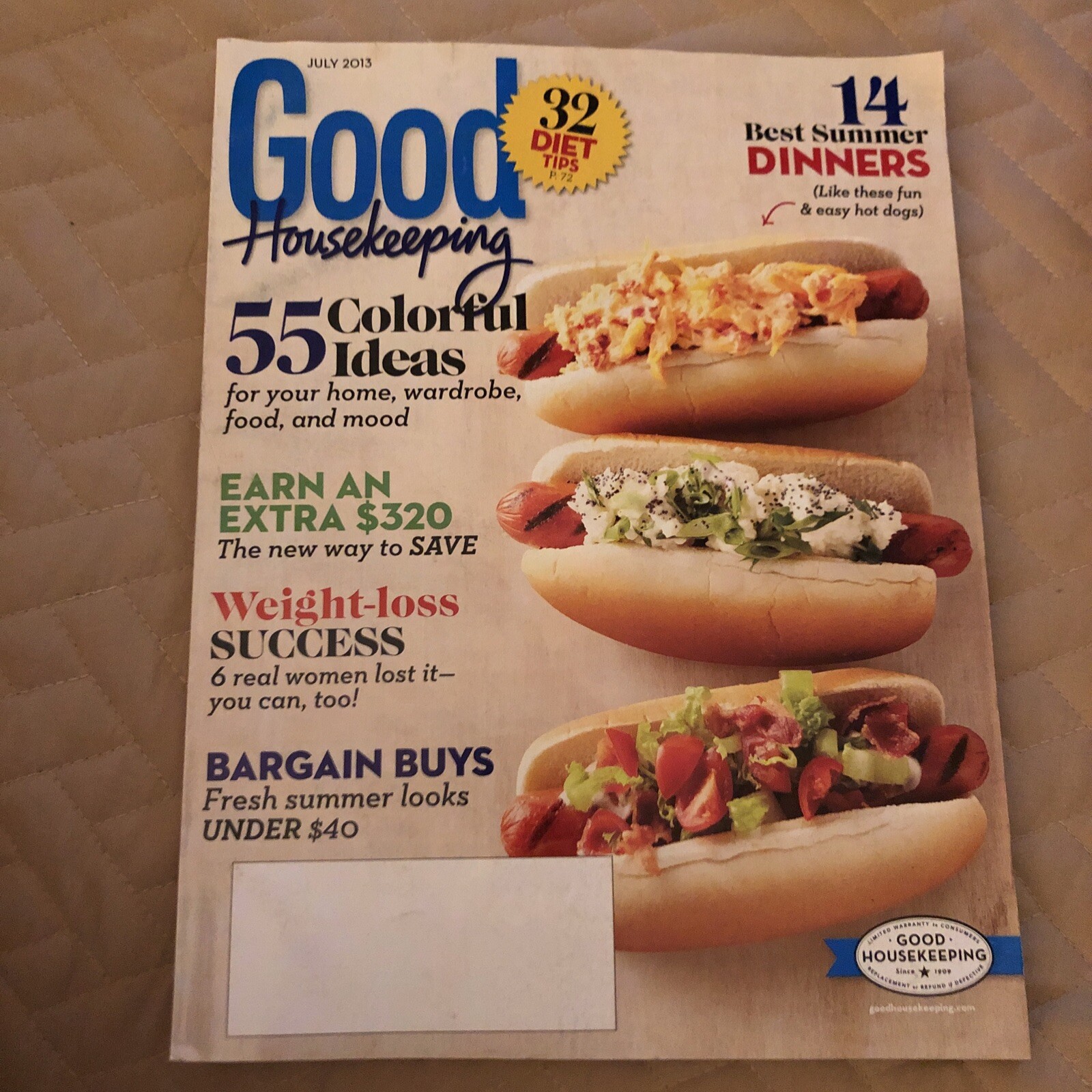 Good Housekeeping July 2013 [Single Issue Magazine] Rosemary Ellis eBay