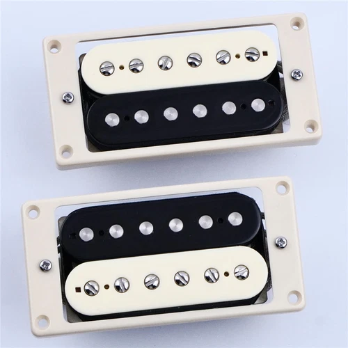 ALNICO 2 57 Classic/57+ Zebra Guitar Humbucker Pickups Bridge&Neck Fit Gibson