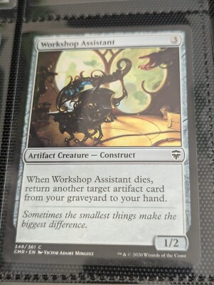 1x Workshop Assistant NM Eng MTG - Commander Legends (C)