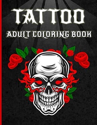Tattoo Coloring Book: Creative Skull Art for Relaxation and