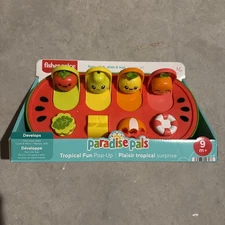 Fisher-Price Tropical Pop-Up Toy for Babies:Fun Fine Motor Skills, Memory Skills