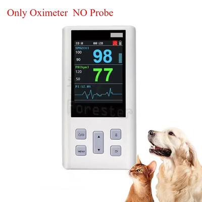 Portable Pulse Oximeter for Heart Rate and Saturation with Veterinary and Medica
