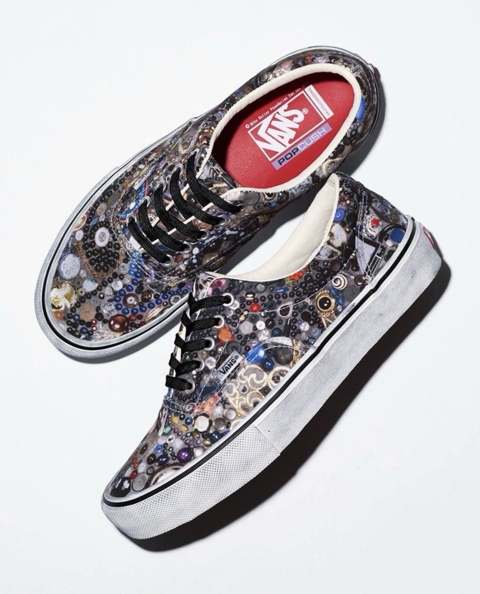 Supreme x Vans Era x Mike Kelley Black Men's Size 10.5 Confirmed