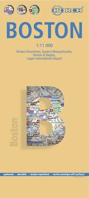Borch Map Boston | (Land-)Karte | Deutsch (2020) | Mehrfarbendruck. Gefalzt