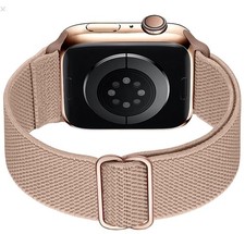 Soft Stretch Nylon Loop Band Apple Watch Series Compatible 38 40 41 42 44 45 46