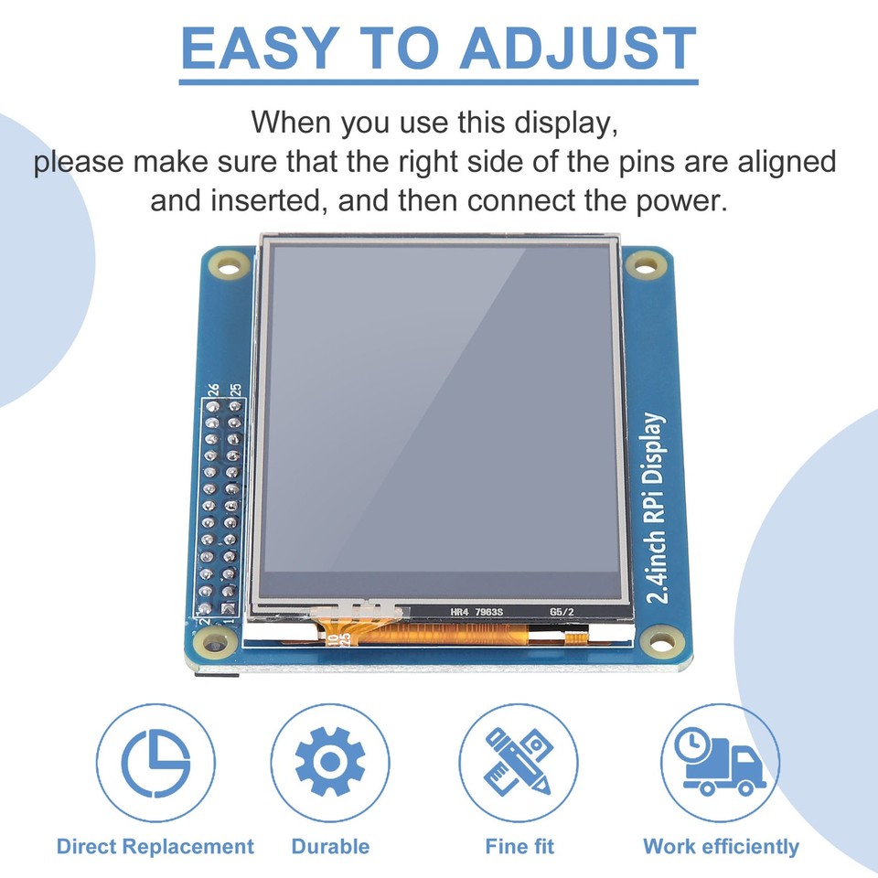 2.4 Inch Screen Display for 4B/3B+/3B/3A+/ Zero W LCD Screen ...