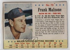 1963 Post Frank Malzone #79 09j5