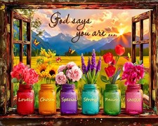 Inspirational Quote Paint by Numbers Kit for Adults DIY Canvas Home Art Decor