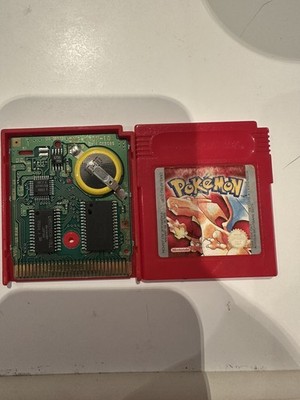 Original! Neue Batterie! Pokémon Rote Version 1999 Nintendo Game Boy Retro PAL