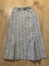 Mujer Peter Hahn Falda Gris Viscosa S