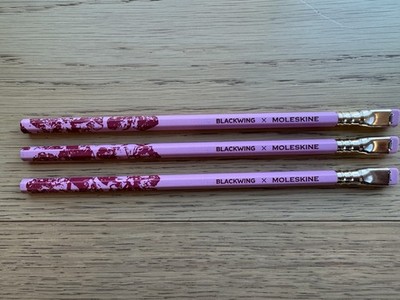 Three (3) pencils: 2026 Moleskine Blackwing x Sakura Pencils (box Not Included)