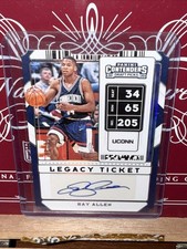 2020 Contenders Draft Picks Ray Allen Legacy Ticket Auto 30/34 SSP Rare HoF